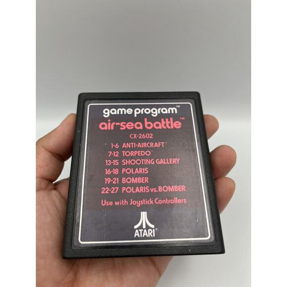 ATARI 2600 Combat 5 Games in 1 Tank Jet Pong Vintage Video Game Cartridge - Picture 2 of 6